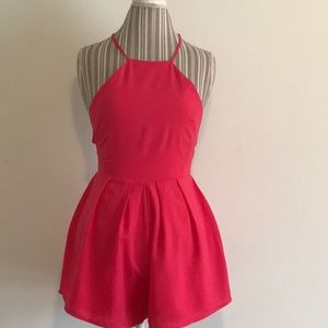 Tobi tie back romper